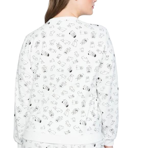 ELOQUII x Katie Sturino Ruff Days Printed Sweatshirt - Picture 3 of 12